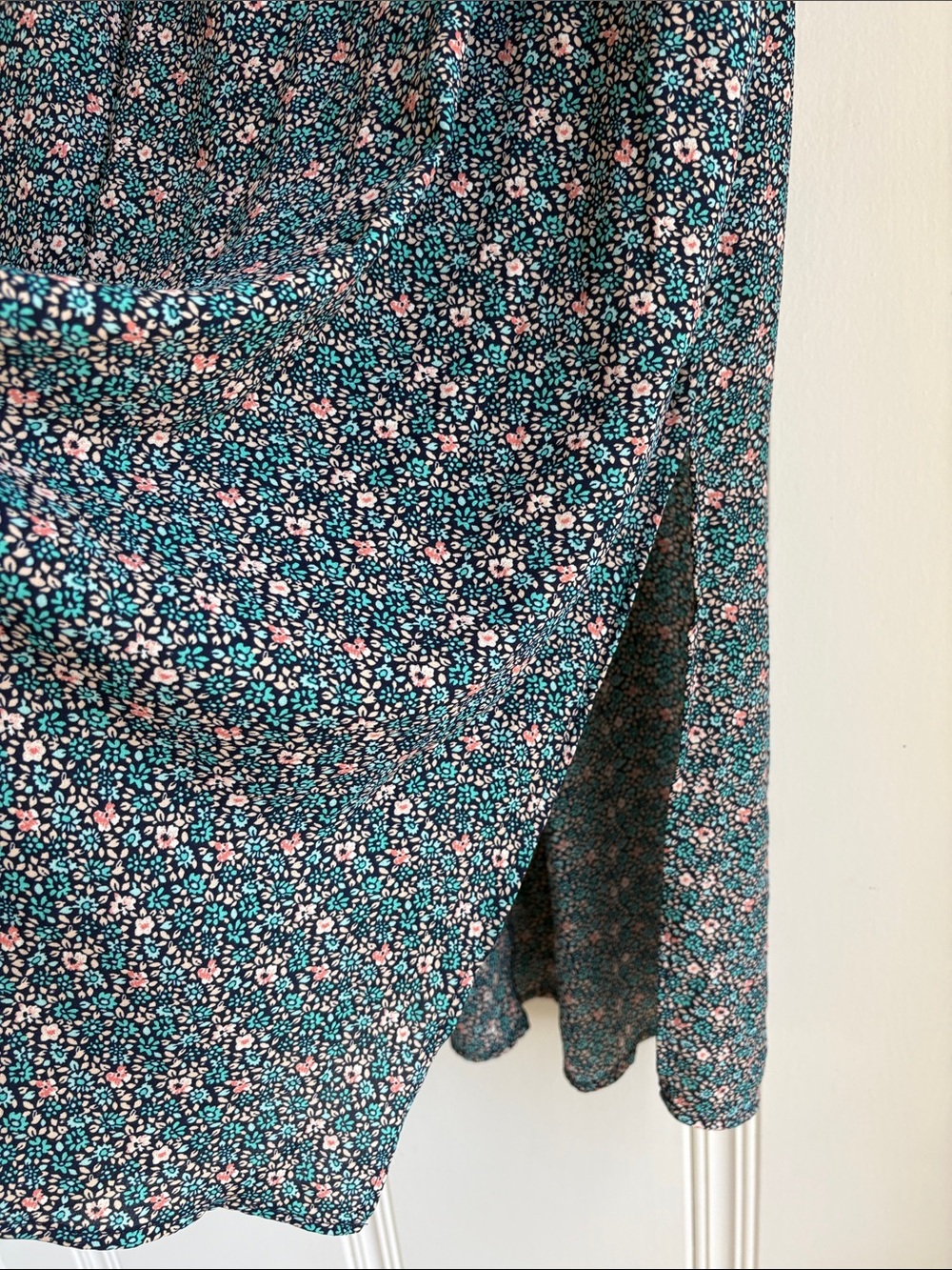 Trixxi Y2K Navy and Pink Floral Midi Sundress - Picture 5 of 11